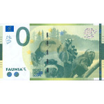 0 Euro biljet Faunia